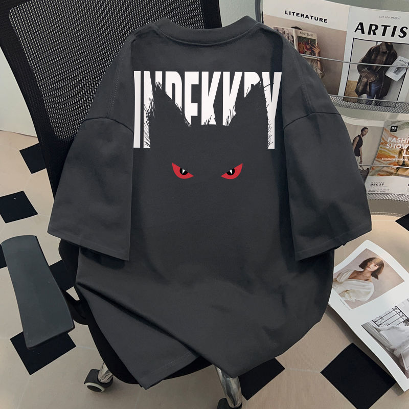 涼感ins潮牌純棉小眾款休閒t恤短袖