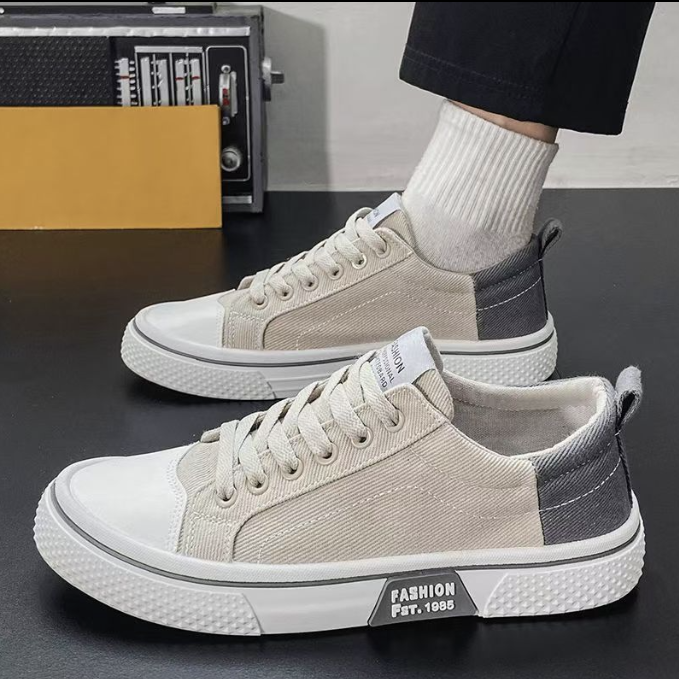 【4色可選】透氣百搭防滑耐磨休閒經典帆布鞋