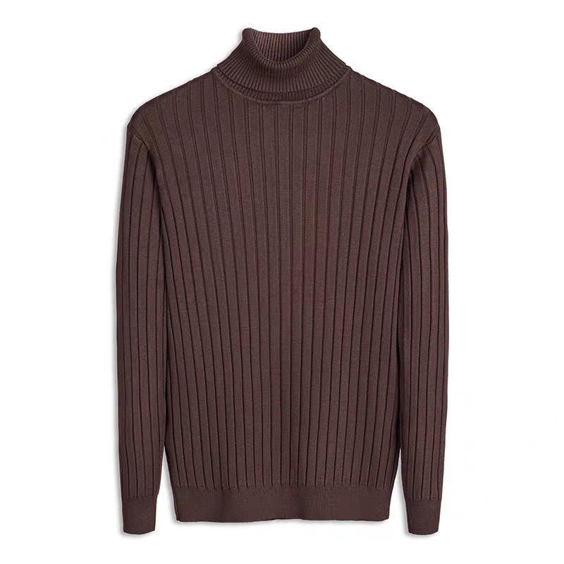 設計感修身打底衫慵懶風休閒百搭高領毛衣