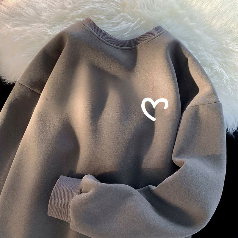 秋冬季ins小眾高街休閒寬鬆情侶款衛衣