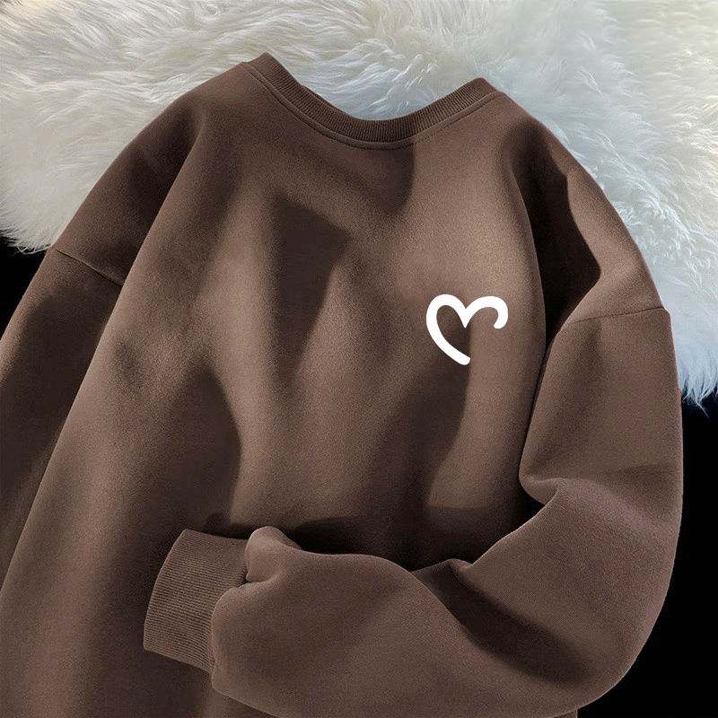 秋冬季ins小眾高街休閒寬鬆情侶款衛衣