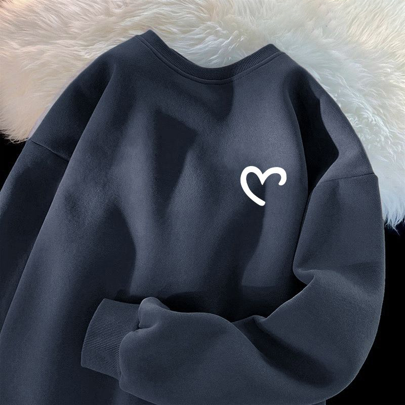 秋冬季ins小眾高街休閒寬鬆情侶款衛衣