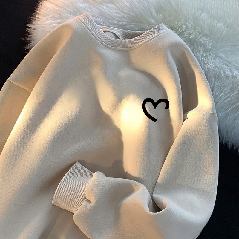 秋冬季ins小眾高街休閒寬鬆情侶款衛衣