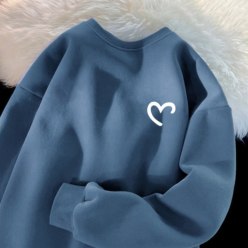 秋冬季ins小眾高街休閒寬鬆情侶款衛衣