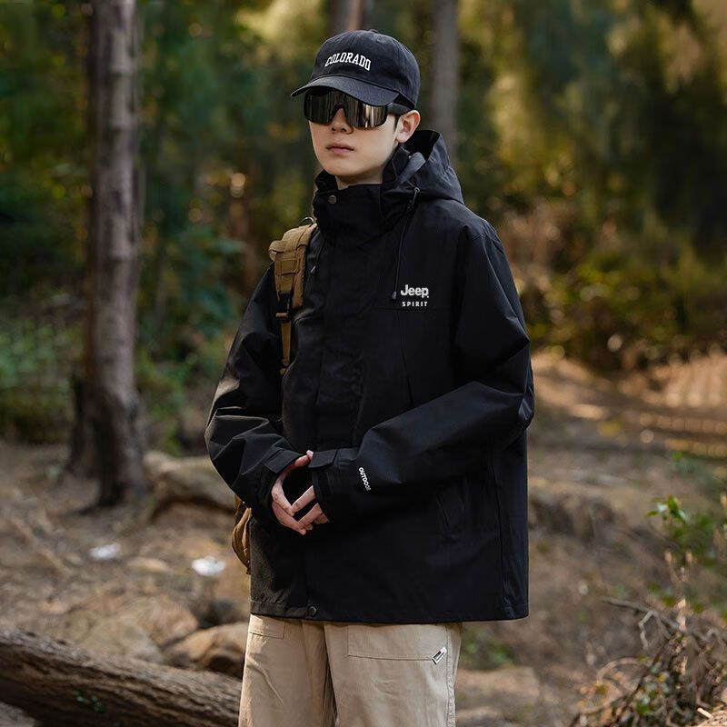 戶外情侶防水防風夾克登山服衝鋒衣外套