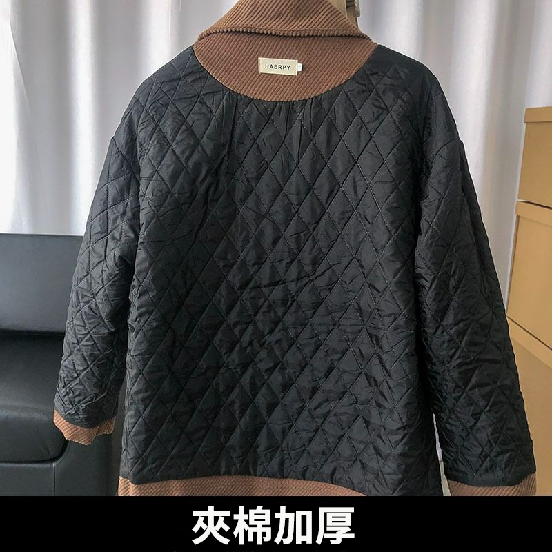 加厚潮流百搭成熟穩重棉服外套休閒夾克
