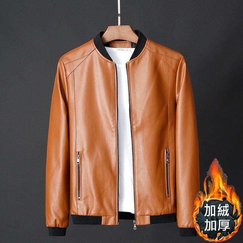 韓版潮流修身機車服皮衣夾克