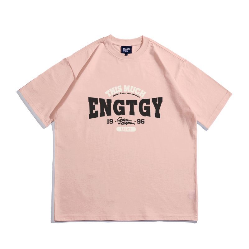 【單件/套裝】日系帥氣潮流純棉五分短袖T恤+寬鬆工裝短褲兩件套裝