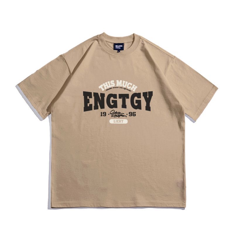 【單件/套裝】日系帥氣潮流純棉五分短袖T恤+寬鬆工裝短褲兩件套裝