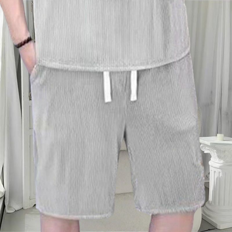 【單件/套裝】冰絲速乾休閒運動無袖背心+短褲兩件套裝