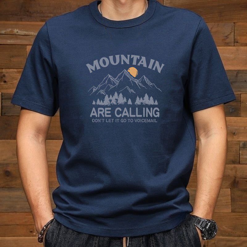 美式復古純棉圓領印花百搭潮流短袖T恤