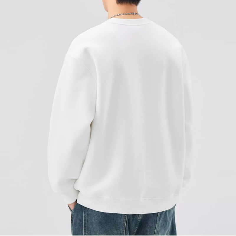 潮流時尚圓領潮牌寬鬆休閒套頭長袖T恤