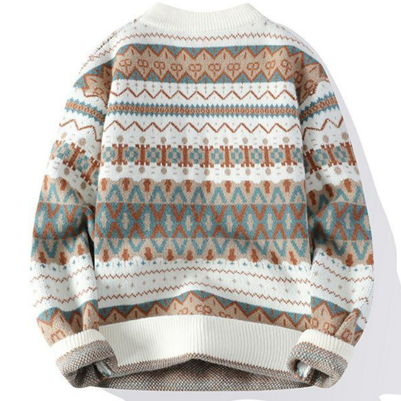 半高領打底衫加厚保暖潮流復古針織毛衣