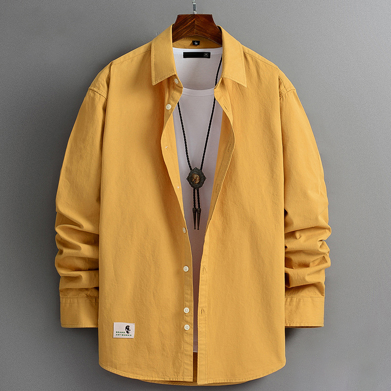 潮流休閒時尚百搭帥氣長袖襯衫