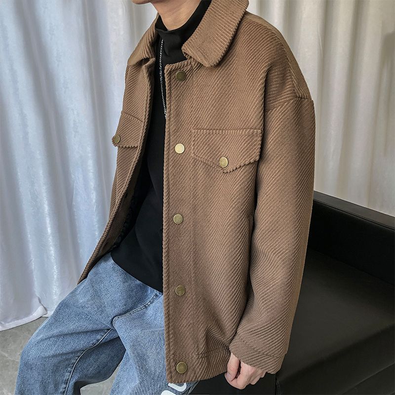 加厚潮流百搭成熟穩重棉服外套休閒夾克