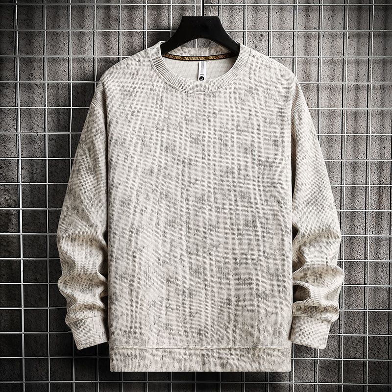 寬鬆圓領打底衫百搭港風帥氣長袖T恤