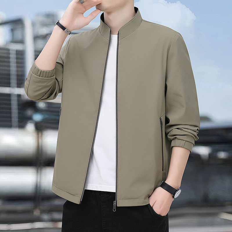 立領商務夾克休閒中山裝行政幹部款外套