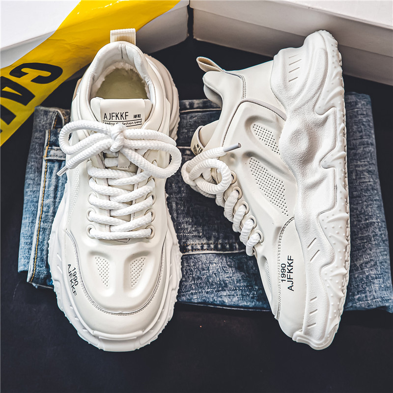 爆款老爹鞋厚底休閒鞋高級感百搭厚底運動鞋
