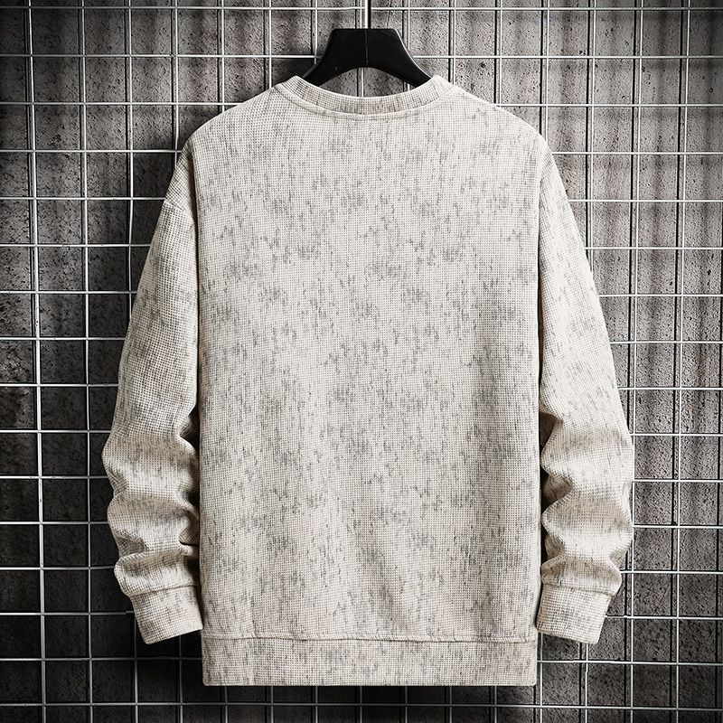 寬鬆圓領打底衫百搭港風帥氣長袖T恤