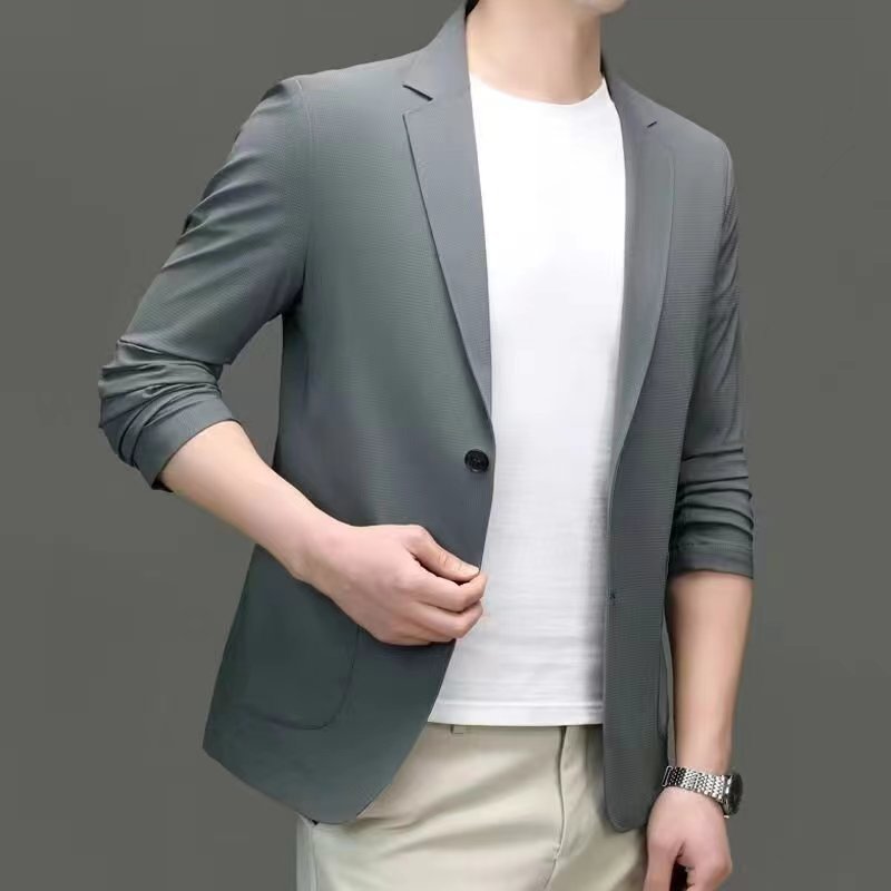 冰絲超薄款防曬休閒衣小西裝輕薄外套