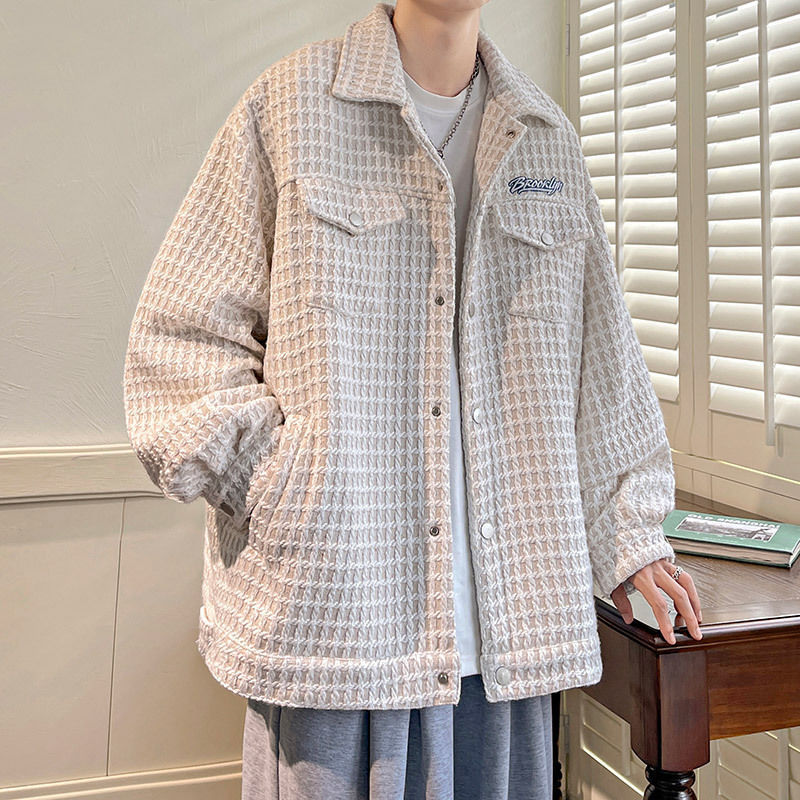 【單件/套裝】高級感小香風潮牌鹽系格子外套+編繩休閒長褲