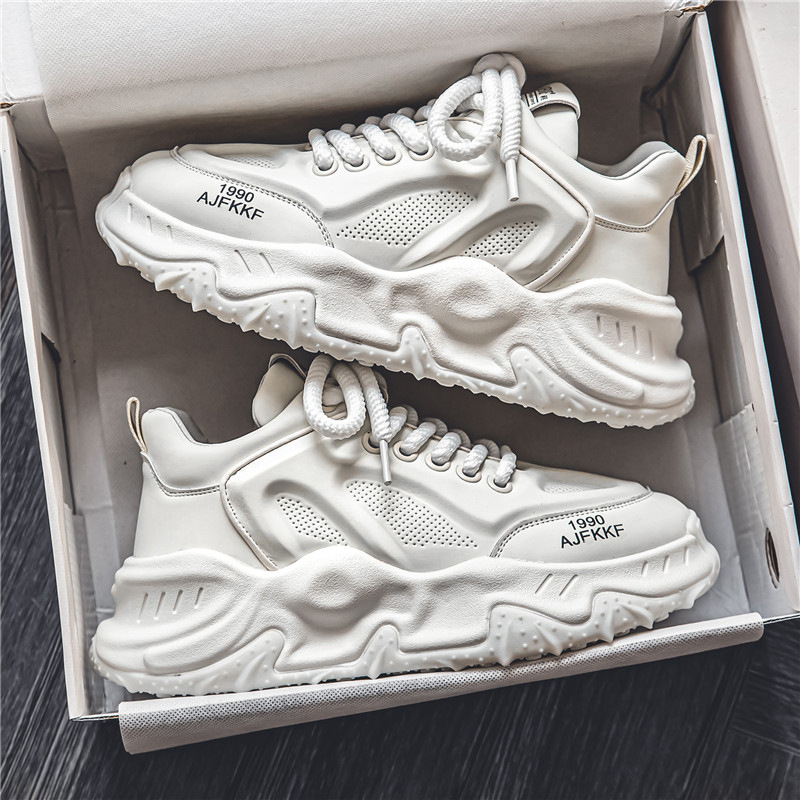 爆款老爹鞋厚底休閒鞋高級感百搭厚底運動鞋