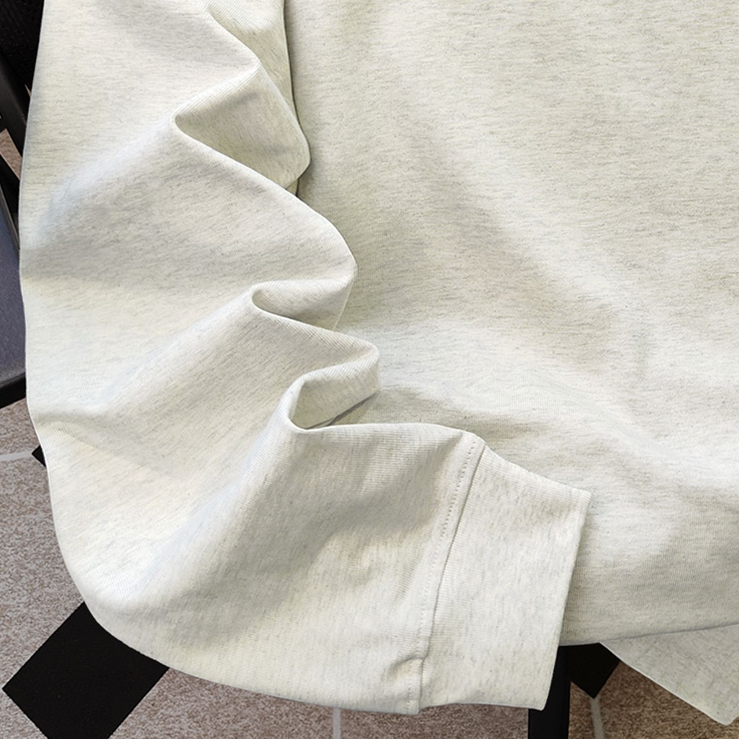 美式慵懶風高級休閒百搭設計感純棉長袖t恤