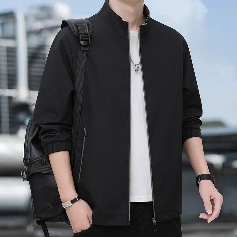 立領商務夾克休閒中山裝行政幹部款外套