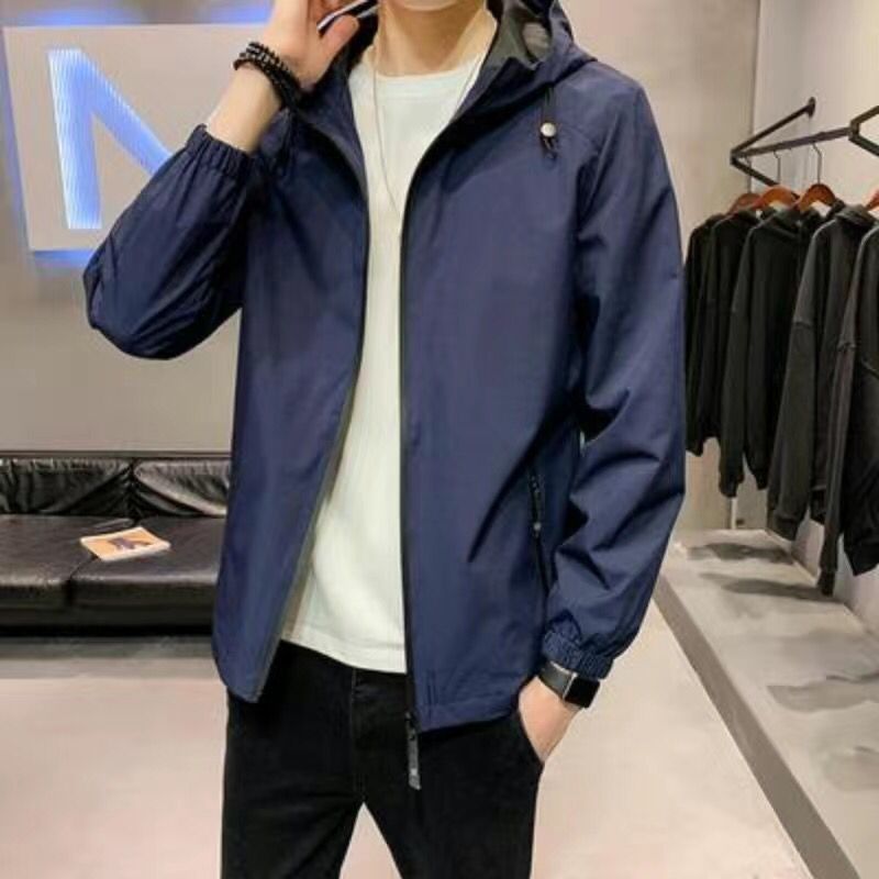 連帽ins潮流防風長袖夾克