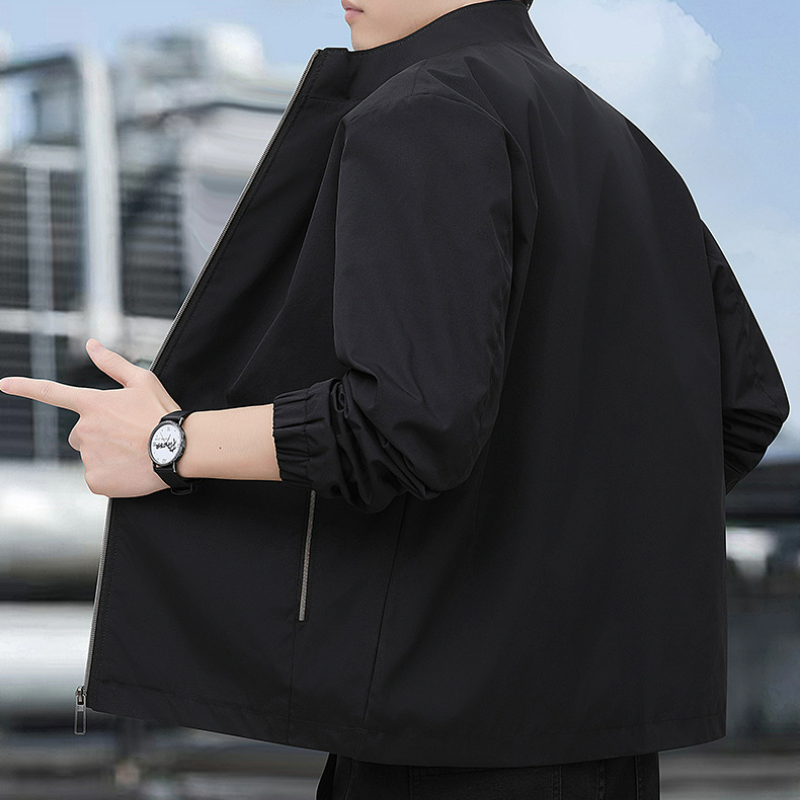立領商務夾克休閒中山裝行政幹部款外套