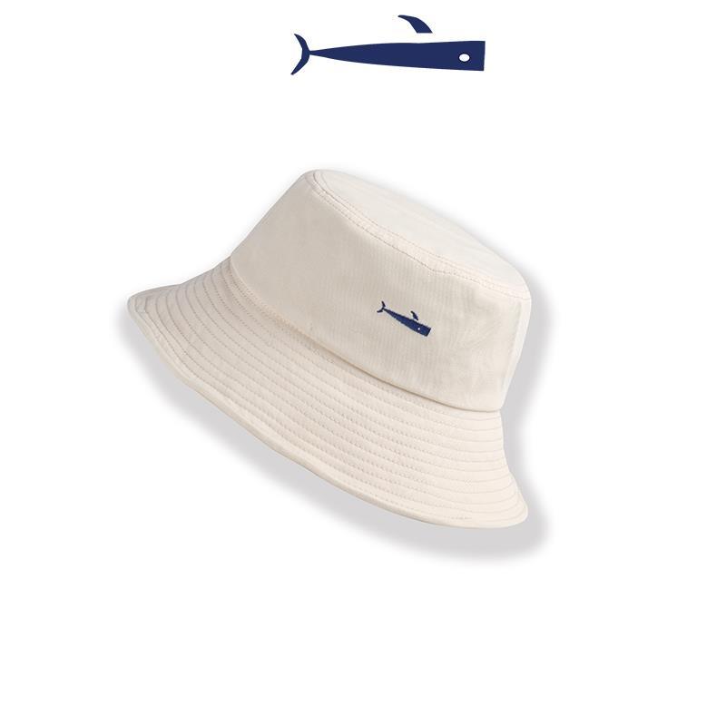 漁夫帽男女潮牌韓版百搭小魚刺繡街頭嘻哈帽ins日系遮陽防曬帽潮