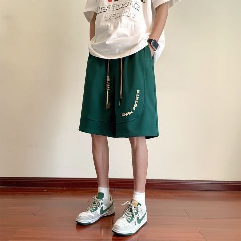 【單件/套裝】休閒百搭潮流寬鬆印花短袖T恤+短褲兩件套裝