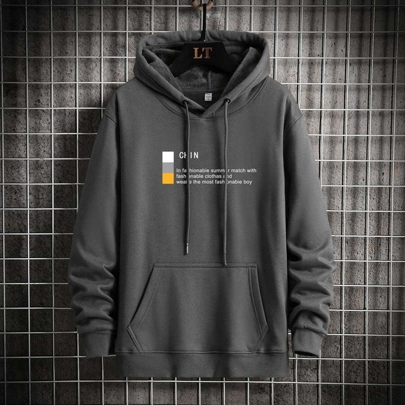 刷毛韓版潮流寬鬆百搭ins痞帥氣大碼連帽T