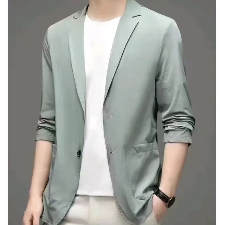 冰絲超薄款防曬休閒衣小西裝輕薄外套