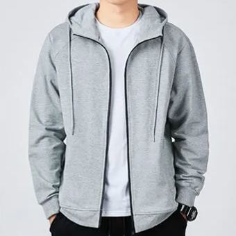 薄款休閒青年百搭帥氣寬鬆衛衣外套