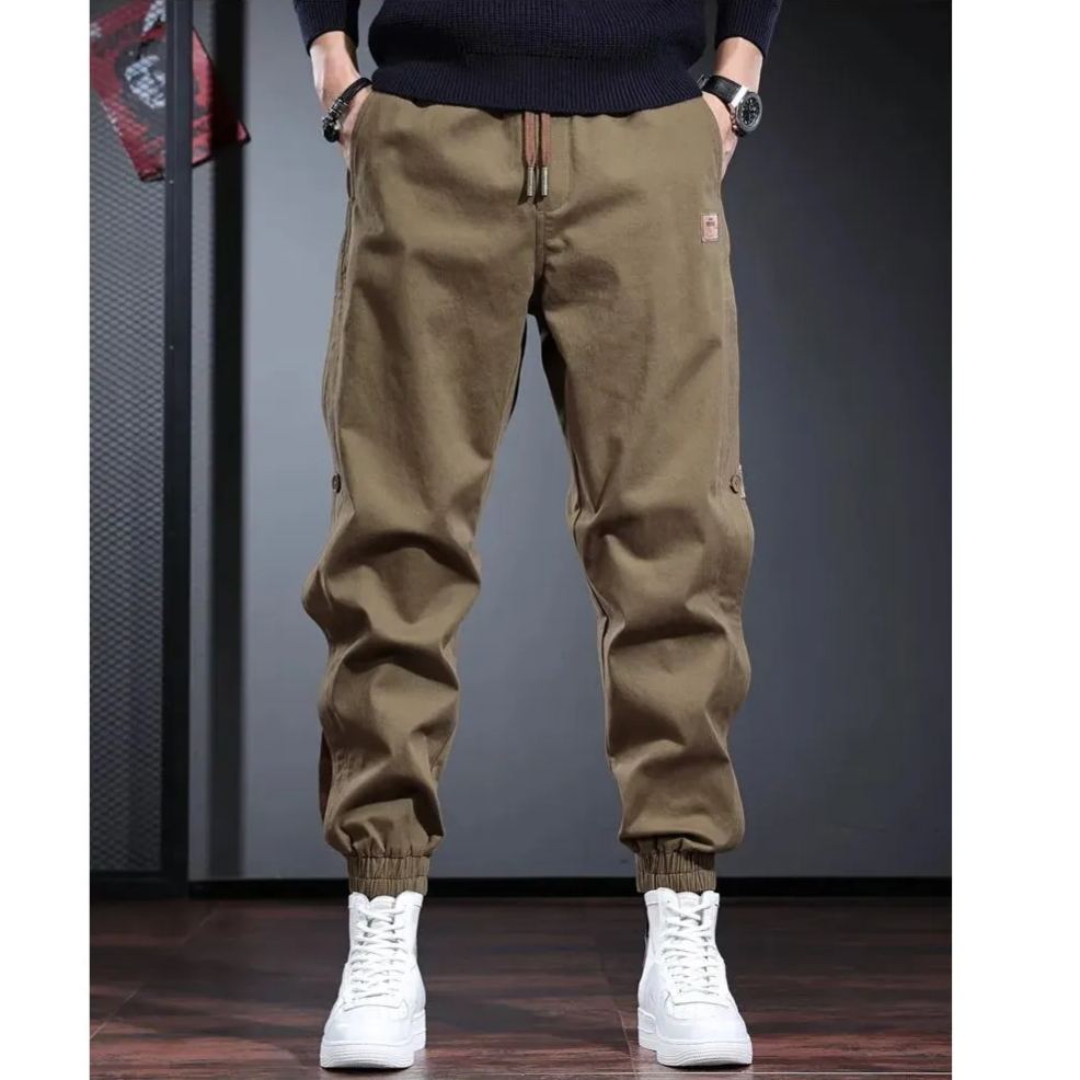 美式潮牌工裝束腳痞帥哈倫褲褲裝