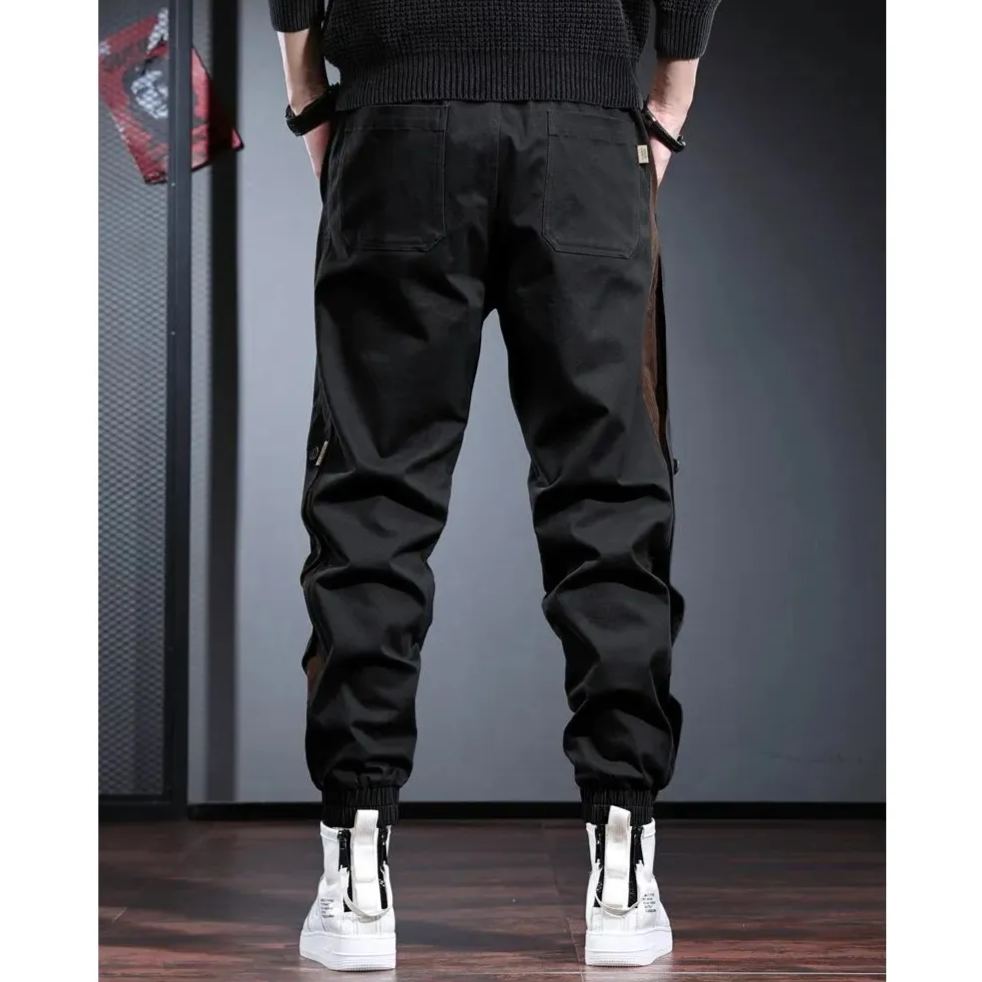 美式潮牌工裝束腳痞帥哈倫褲褲裝