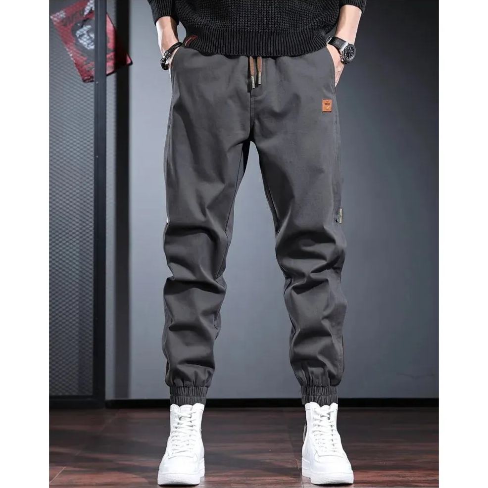 美式潮牌工裝束腳痞帥哈倫褲褲裝