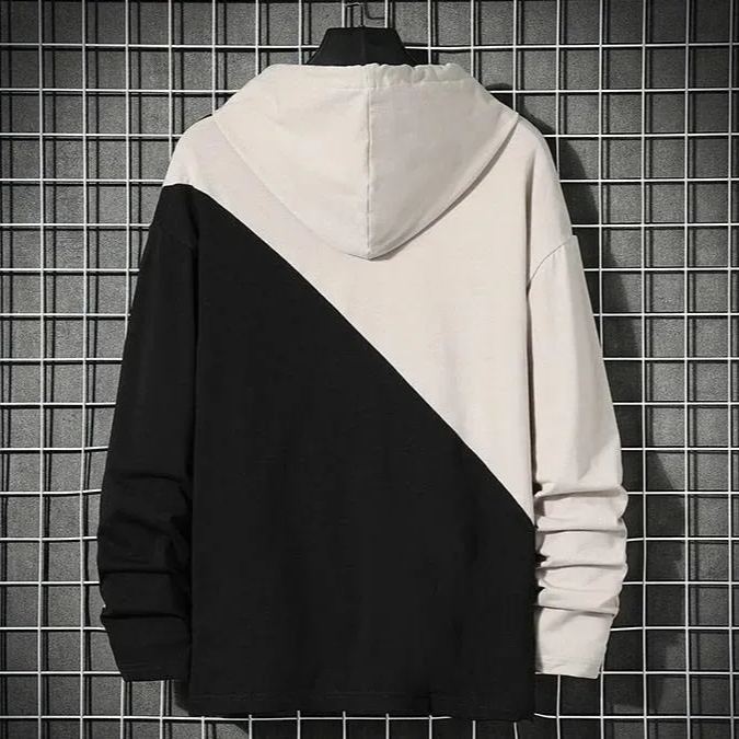 連帽潮流印花韓版蝙蝠長袖帽T