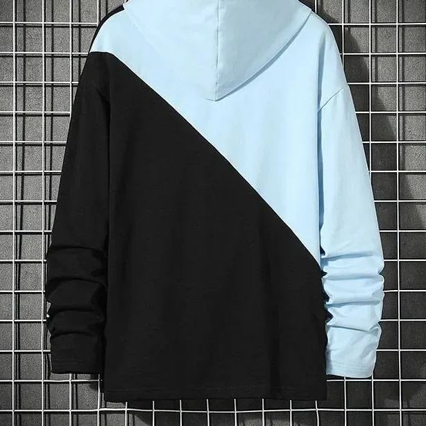 連帽潮流印花韓版蝙蝠長袖帽T