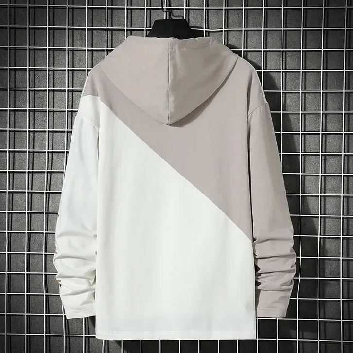 連帽潮流印花韓版蝙蝠長袖帽T