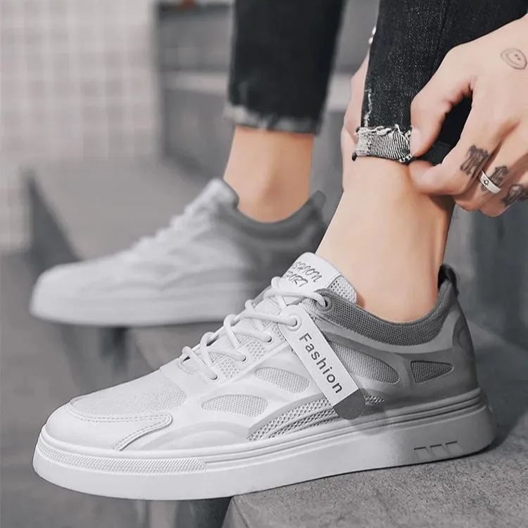 透氣薄款網面休閒鞋網鞋百搭運動板鞋鞋靴