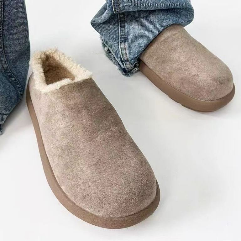 平底舒適大頭鞋包頭一腳蹬休閒懶人鞋