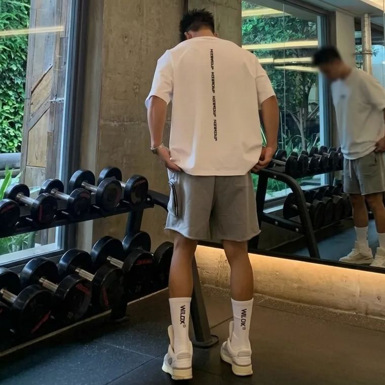 美式寬鬆簡約休閒百搭圓領純棉短袖T恤