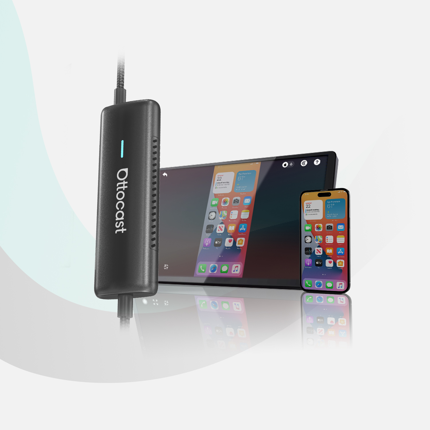 Mirror Touch 無線CarPlay鏡像轉接器