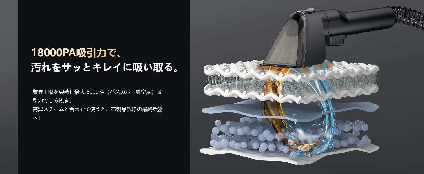 新品100℃蒸気噴射×18000Pa超強吸引力2024新登場 Yadea R6 Amazon | 【100℃蒸気噴射×18000Pa超強吸引力】2024新登場 Yadea
