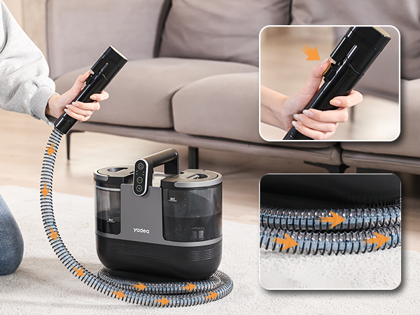 Amazon | 【60度お湯生成×15000Pa強力吸引】Yadea R6 カーペット