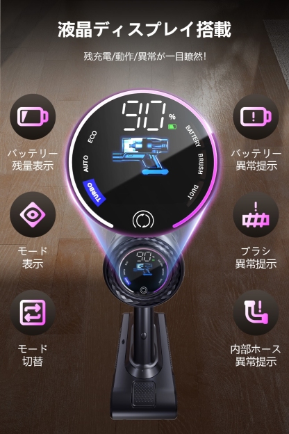 【3in1ドック付き×最大34000Pa吸引力】2025新登場 Yadea X7C ZERO 自動ごみ収集 スティッククリーナー ハイブリッド掃除機 自動充電 部品収納 ヘッドライド 吸引力自動変化 11段階パイプ 着脱式バッテリー サイクロン式 紙パック式