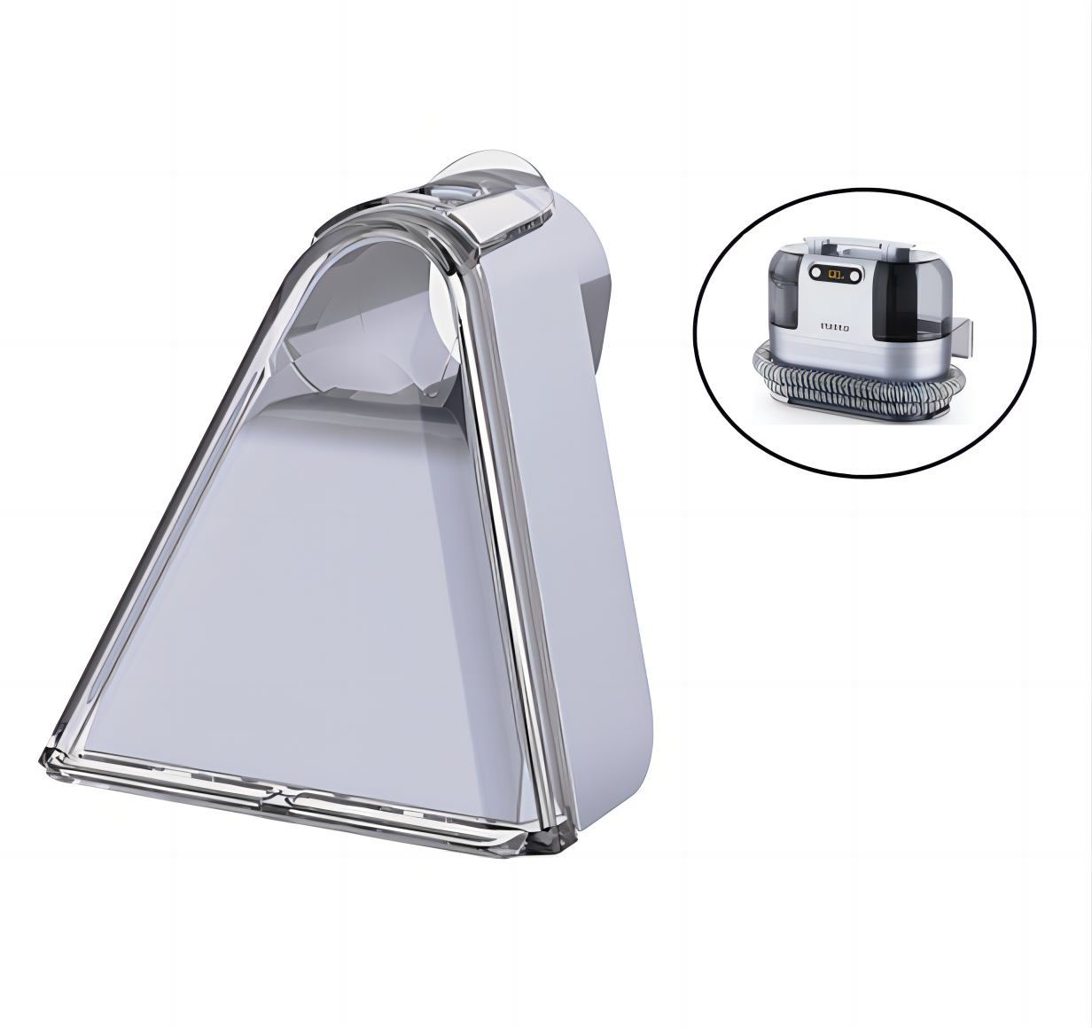 Yadea カーペット洗浄機R9用多機能ブラシヘッド