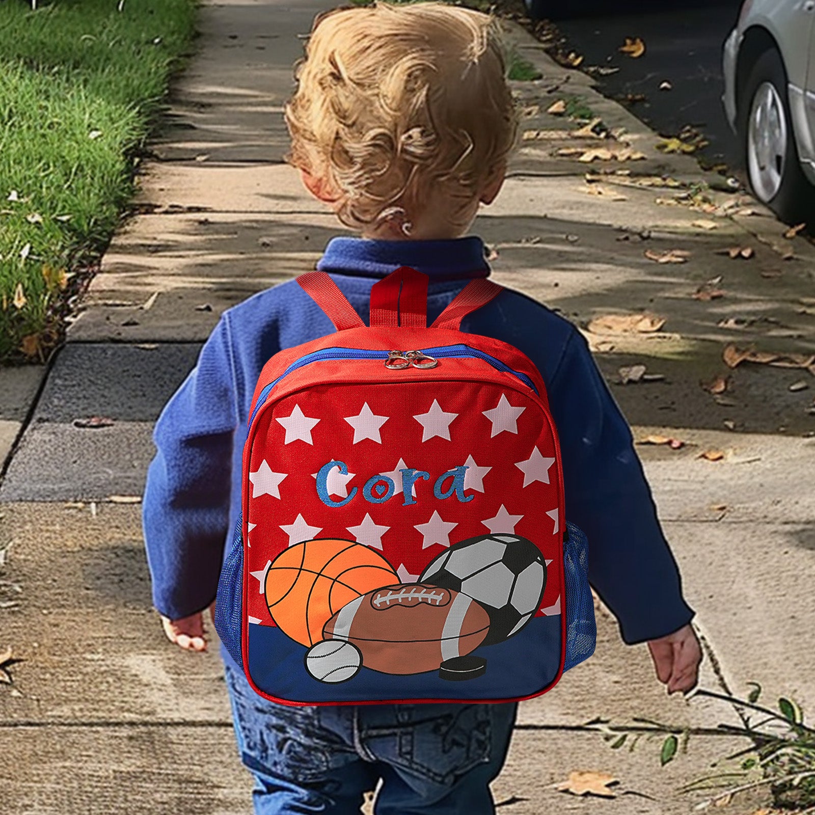 Personalized Name Embroidery Backpack Custom School Bags Back to School Gift for Kids